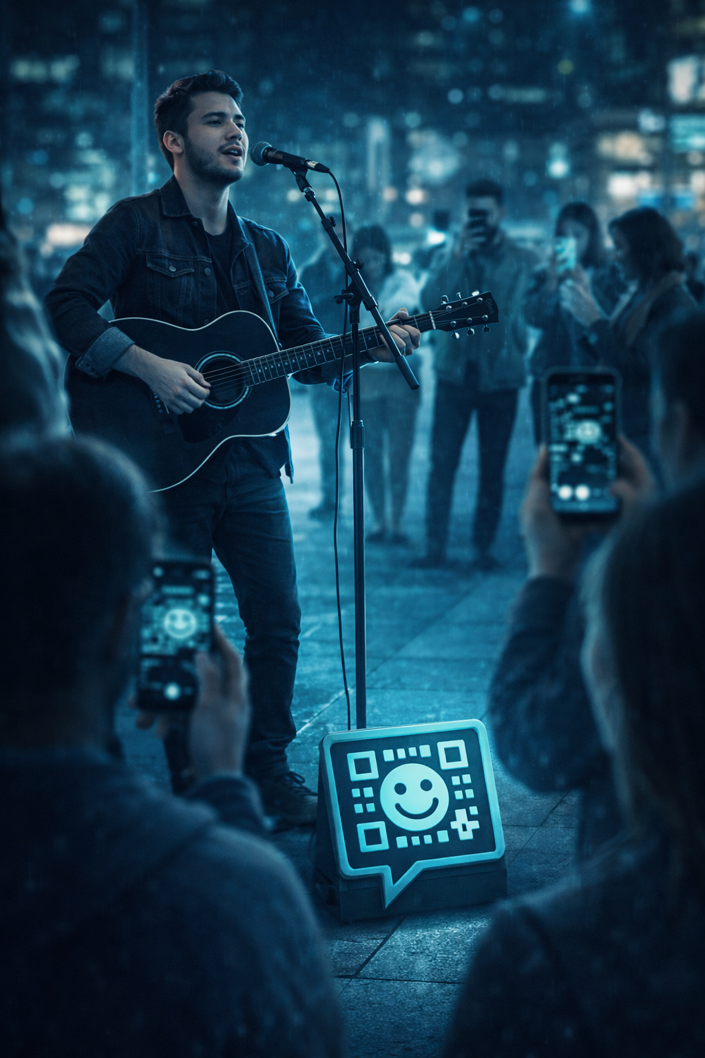 Musicians QRChat example